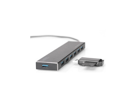 DIGITUS Hub USB 3.0 Super Speed, 7 ports, avec alimentation
