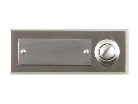 UniTEC Bouton pour sonnette, en zinc moulé, 2 boutons