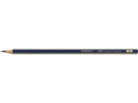 FABER-CASTELL Crayon graphite GOLDFABER, hexagonal, degré de