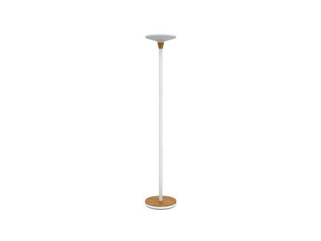 UNiLUX Lampadaire à LED BALY BAMBOO, dimmable, noir-bambou