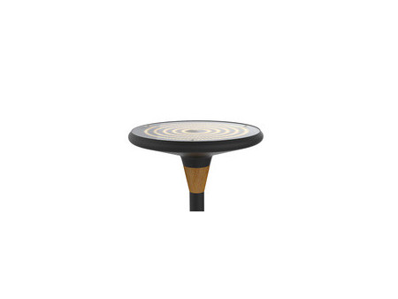 UNiLUX Lampadaire à LED BALY BAMBOO, dimmable, blanc-bambou