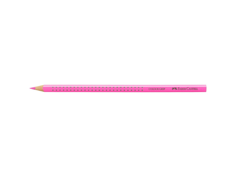 FABER-CASTELL Crayon couleur triangulaire Color GRIP, rose