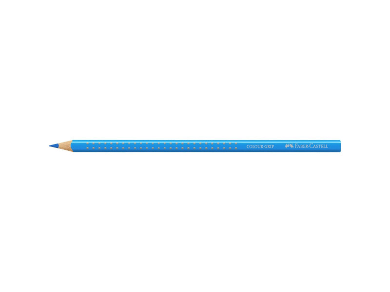 FABER-CASTELL Crayon couleur triangulaire Color GRIP, bleu
