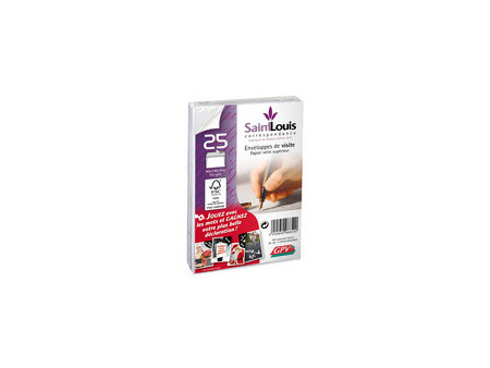 GPV Enveloppes de visite Saint Louis, 114 x 162 mm, blanc