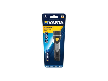 VARTA Lampe de poche 'Day Light' Multi LED F10, avec piles