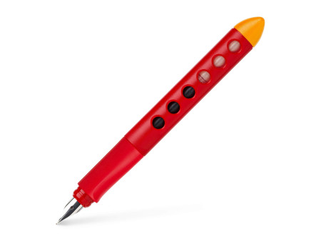 FABER-CASTELL Stylo plume éducatif Scribolino, rouge
