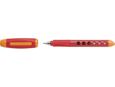 FABER-CASTELL Stylo plume éducatif Scribolino, rouge