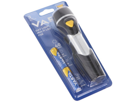 VARTA Lampe de poche 'Day Light' Multi LED F20, avec piles