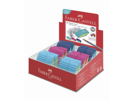 FABER-CASTELL Gomme plastique BICOLOR, assorti
