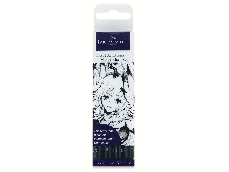 FABER-CASTELL Feutre encre de Chine PITT artist pen Manga