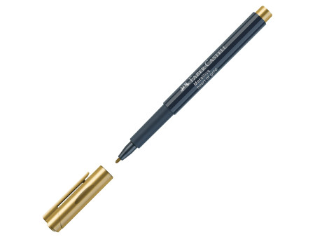 FABER-CASTELL Marqueur Metallics, or