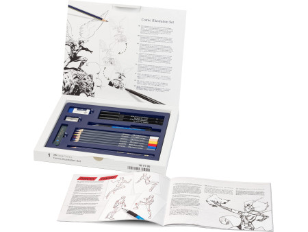 FABER-CASTELL Feutre PITT artist pen, kit Comic Illustration