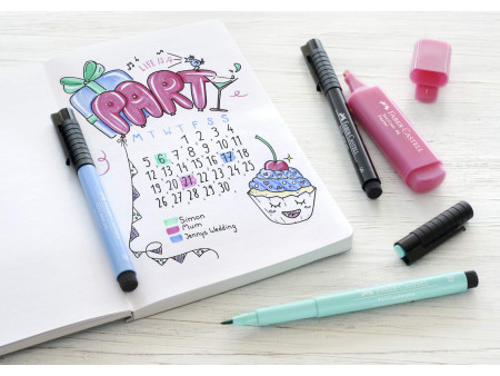 FABER-CASTELL Bullet Journal Kit de démarrage, 9 pièces
