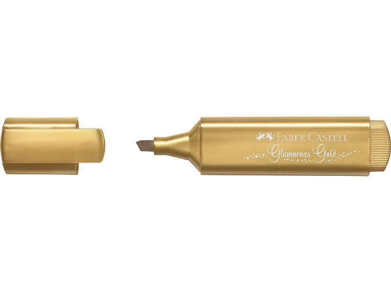 FABER-CASTELL Surligneur TEXTLINER 46 METALLIC, or