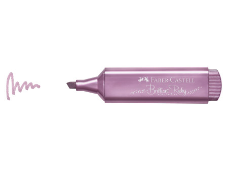 FABER-CASTELL Surligneur TEXTLINER 46 METALLIC, rubis