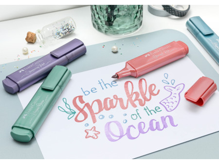 FABER-CASTELL Surligneur TEXTLINER 46 METALLIC, rubis