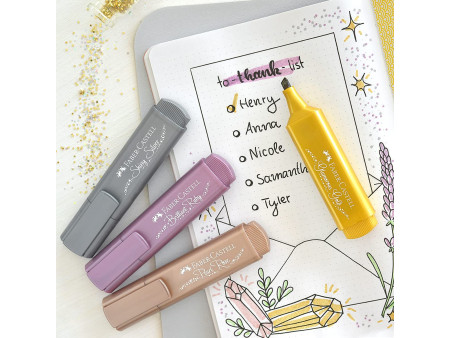 FABER-CASTELL Surligneur TEXTLINER 46 METALLIC, rubis