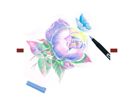 TOMBOW Feutre double pointe 'ABT DUAL BRUSH PEN'