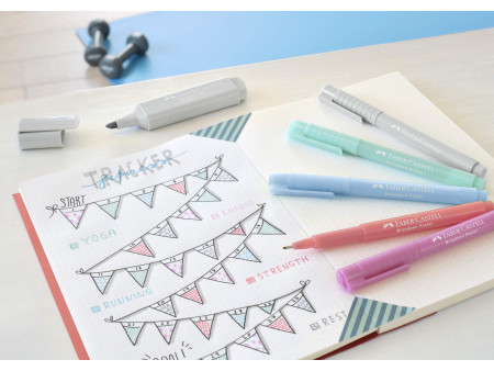 FABER-CASTELL Feutre BROADPEN Pastel, bleu clair