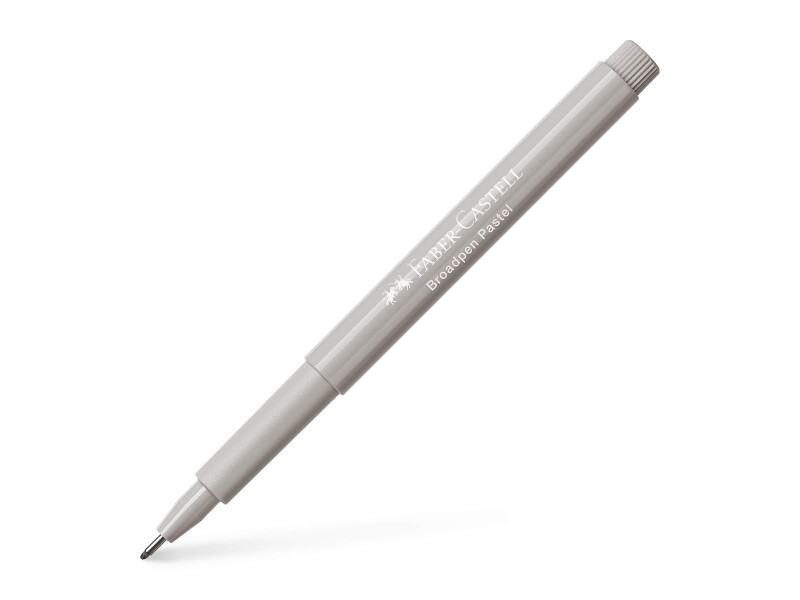 FABER-CASTELL Feutre BROADPEN Pastel, gris perle