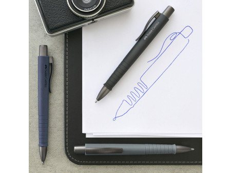 FABER-CASTELL Stylo-bille POLY BALL XB, navy blue