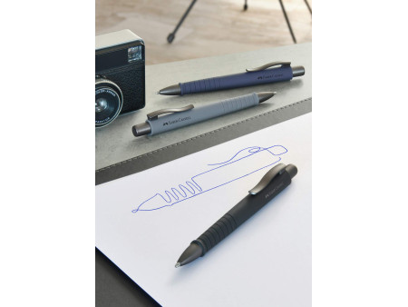 FABER-CASTELL Stylo-bille POLY BALL XB, navy blue