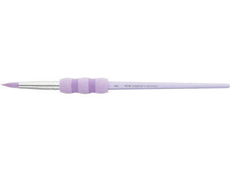 FABER-CASTELL Set de pinceaux à poils synthétiques pastel