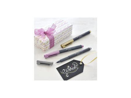 FABER-CASTELL Marqueur Metallics, sur carte blister de 6