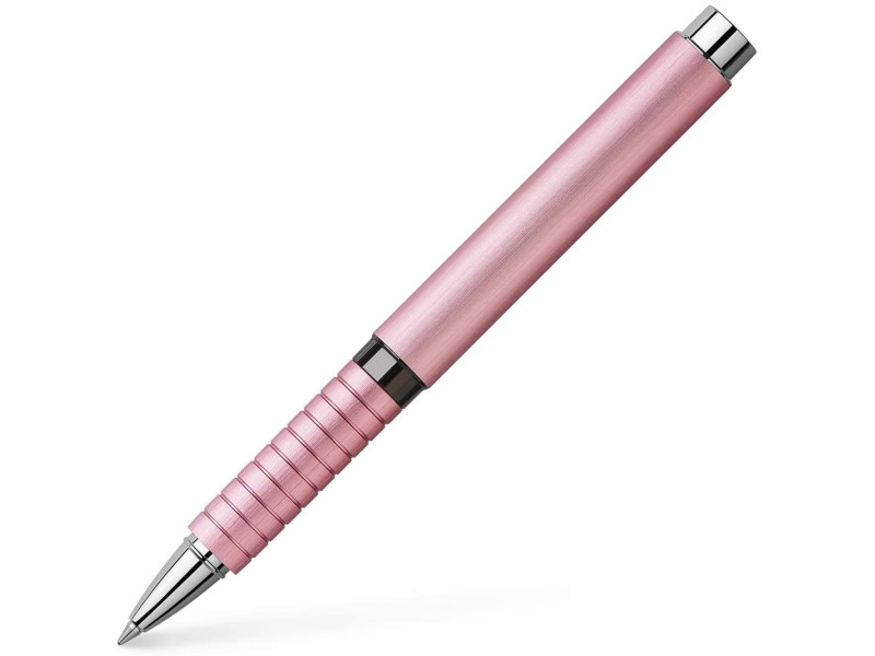 FABER-CASTELL Stylo roller Essentio Aluminium, rosé