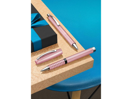 FABER-CASTELL Stylo roller Essentio Aluminium, rosé