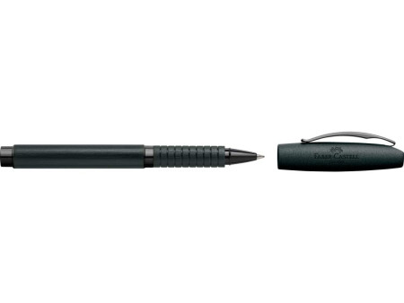 FABER-CASTELL Stylo roller Essentio Aluminium, noir