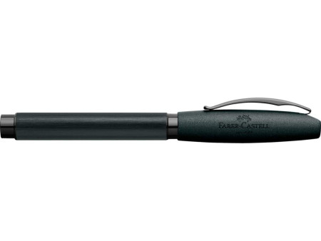 FABER-CASTELL Stylo roller Essentio Aluminium, noir