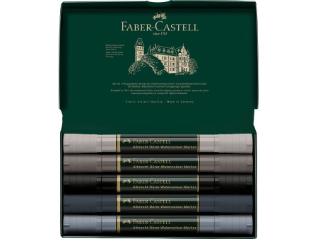 FABER-CASTELL Marqueur aquarelle ALBRECHT DÜRER, tons gris