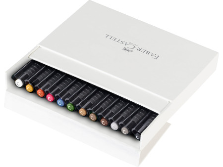 FABER-CASTELL Feutre PITT Artist Pen, boîte studio de 12