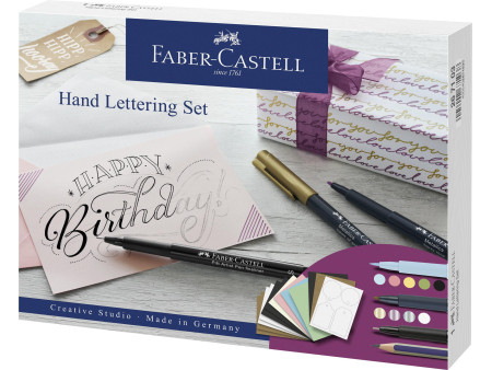 FABER-CASTELL Feutre PITT Artist Pen, kit créatif de 12