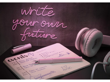 FABER-CASTELL Stylo plume GRIP 2010 Harmony, F, blanc