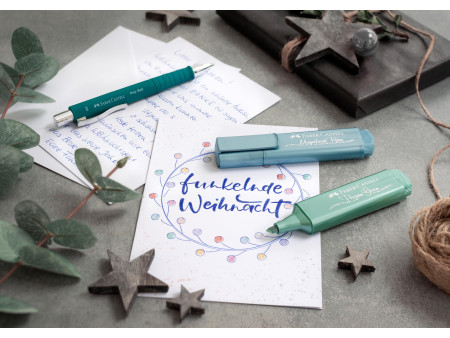FABER-CASTELL Surligneur TEXTLINER 46 METALLIC, vert