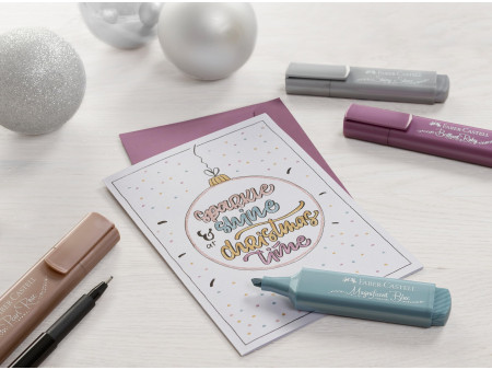 FABER-CASTELL Surligneur TEXTLINER 46 METALLIC, vert