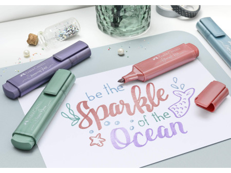FABER-CASTELL Surligneur TEXTLINER 46 METALLIC, violet