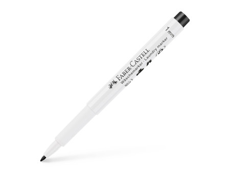 FABER-CASTELL Marqueur pour tissu, noir, sur carte blister