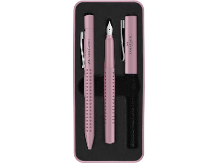 FABER-CASTELL Set d'écriture GRIP 2010 Harmony, rose