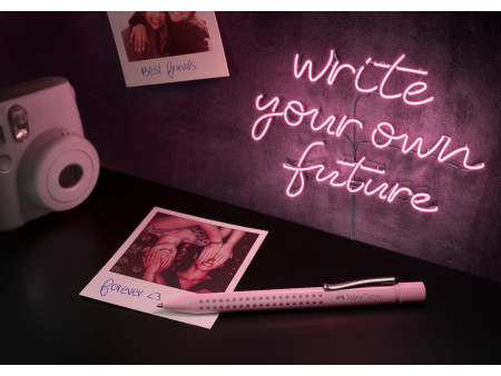 FABER-CASTELL Stylo à bille rétractable GRIP 2010, rose