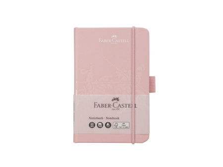 FABER-CASTELL Carnet, A6, quadrillé, rose