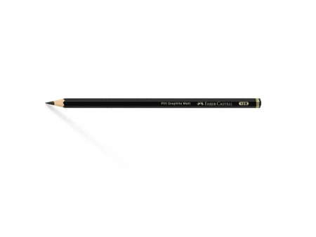 FABER-CASTELL Crayon graphite PITT GRAPHITE Matt, dureté 12B