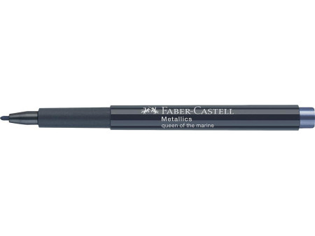 FABER-CASTELL Marqueur Metallics, bleu foncé