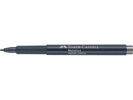 FABER-CASTELL Marqueur Metallics, gris