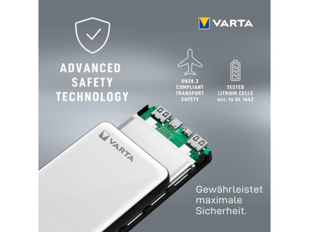 VARTA Powerbank 'Energy', 10.000 mAh, blanc