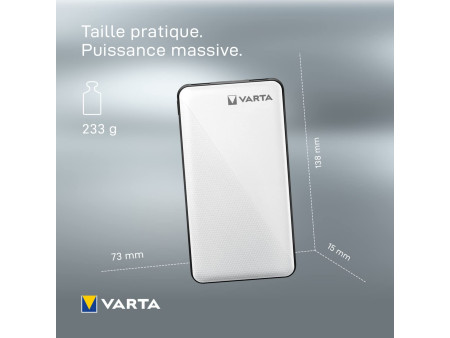 VARTA Powerbank 'Energy', 10.000 mAh, blanc