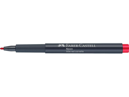 FABER-CASTELL Marqueur fluo Neon, rouge