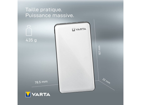 VARTA Powerbank 'Energy', 20.000 mAh, blanc